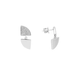 Chalcedon Ohrstecker Silber 925