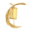 Citrin Brosche Gold 750 - Privatbesitz