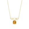 Citrin Collier Gold 585
