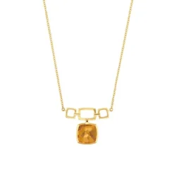 Citrin Collier Gold 585