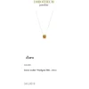 Citrin Collier Wei&szlig;gold 585