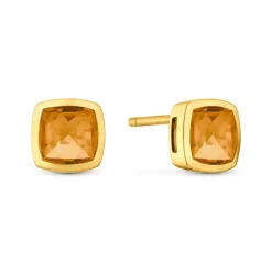 Citrin Ohrstecker Gold 585