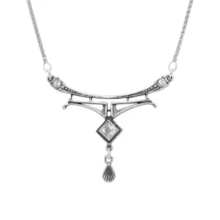 Collier "Art D&eacute;co" Silber 925 Swarovskisteine