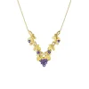 Collier "Blaufr&auml;nkisch" Gold 585 Iolithe