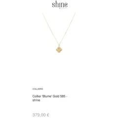 Collier "Blume" Gold 585
