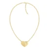 Collier "Bold Heart" Stahl gold ionenplattiert