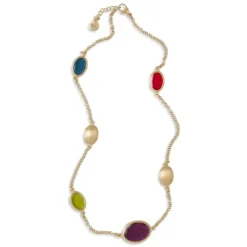 Collier "Caramelle Ovali" Silber 925 vergoldet