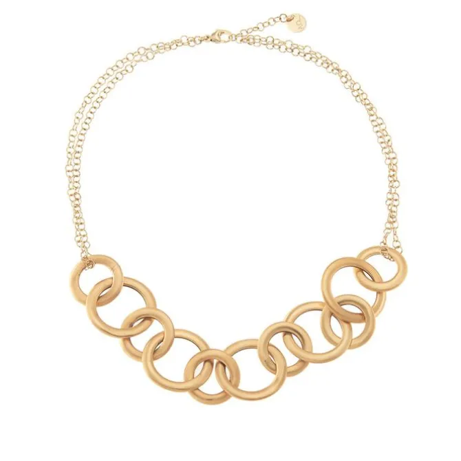 Collier "Cerchi Vintage" Silber 925 vergoldet