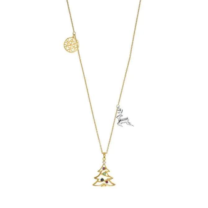 Collier "Christmas" Silber 925 vergoldet