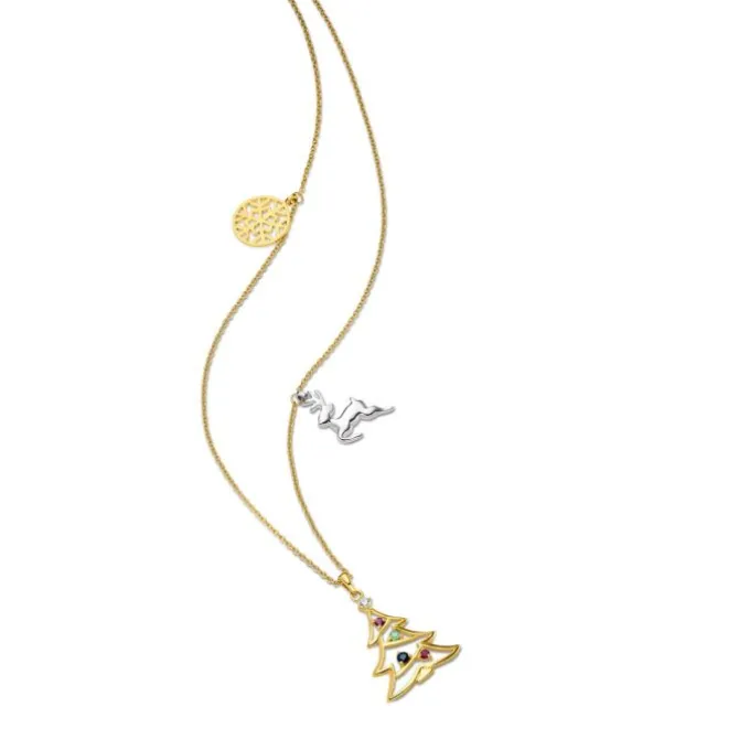 Collier "Christmas" Silber 925 vergoldet
