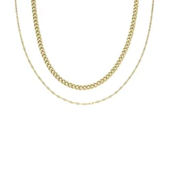 Collier "Gift Set" Stahl gold ionenplattiert