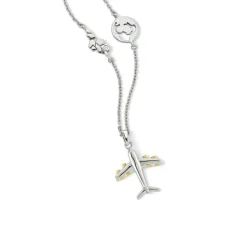 Collier "Globetrotter" Silber 925 Diamant