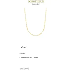 Collier Gold 585