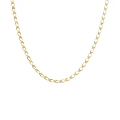 Collier Gold 585 bicolor