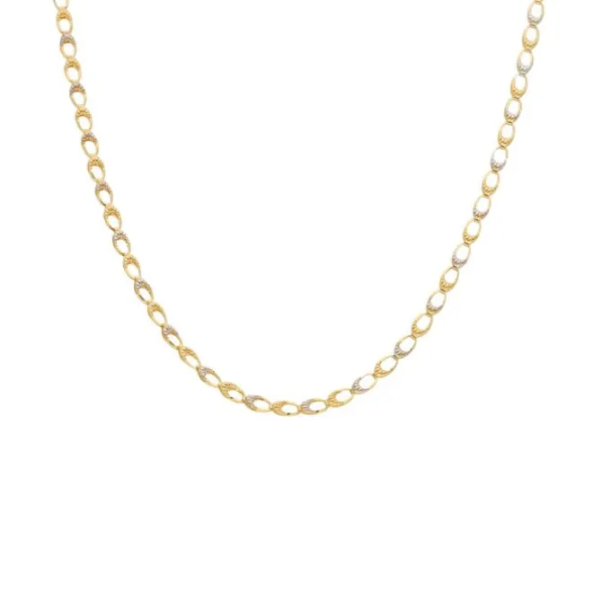 Collier Gold 585 bicolor
