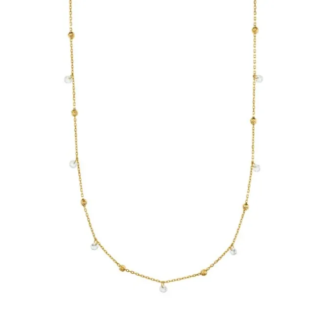 Collier Gold 585 Zirkonia