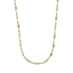 Collier Gold bicolor 585