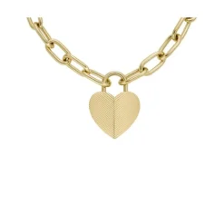 Collier "Harlow" Stahl gold ionenplattiert