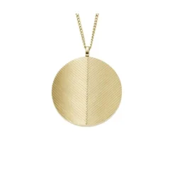 Collier "Harlow" Stahl gold ionenplattiert