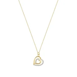 Collier "Herz" Gold 585 Zirkonia