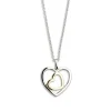 Collier "Herzen" Silber 925 Sterling tlw. vergoldet