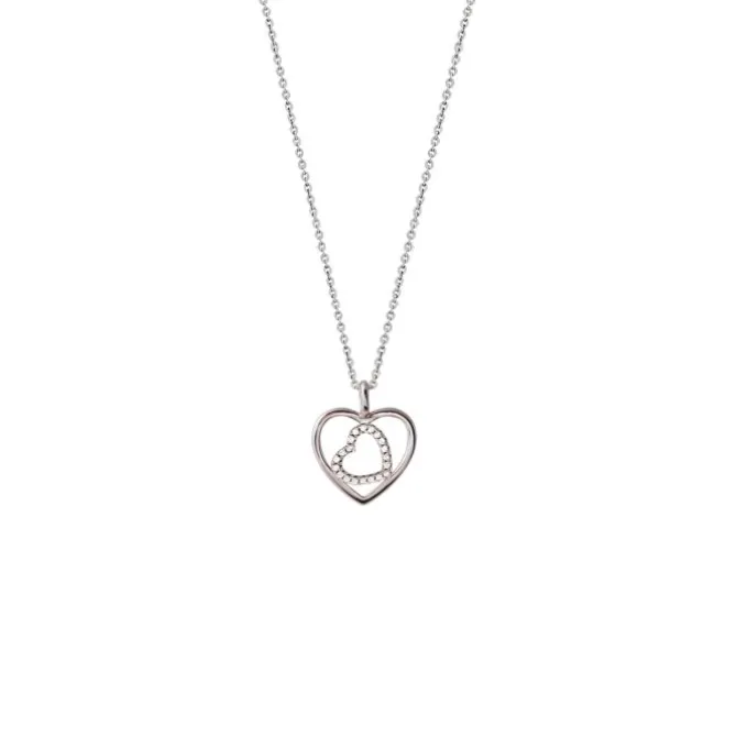 Collier "Herzen" Silber 925 Zirkonia