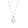 Collier "Herzen" Silber 925 Zirkonia