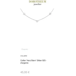 Collier "Herz/Stern" Silber 925
