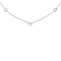 Collier "Herz/Stern" Silber 925