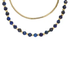 Collier "Jewelry" Stahl gold ionenplattiert