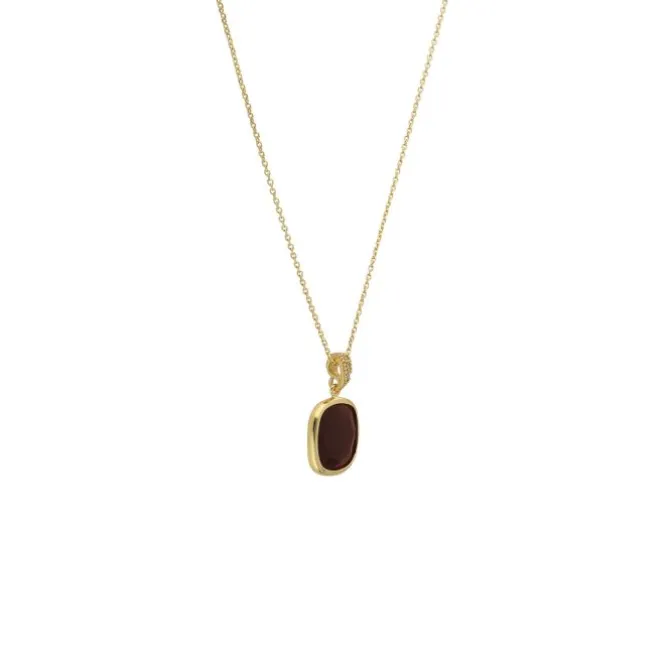 Collier "Kit e Monopietra" Silber 925 vergoldet