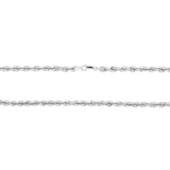 Collier "Kordel" Wei&szlig;gold 585
