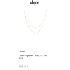 Collier "K&uuml;gelchen" GG/WG/RG 585