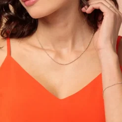 Collier "K&uuml;gelchen" Gold 585 tricolor