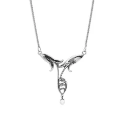 Collier "Lilie Jugendstil" Silber 925