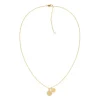 Collier "Mini Crystals" Stahl gold ionenplattiert