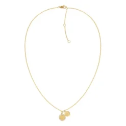 Collier "Mini Crystals" Stahl gold ionenplattiert
