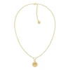 Collier "Mini Crystals" Stahl gold ionenplattiert