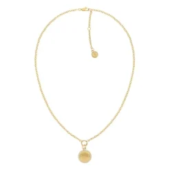Collier "Mini Crystals" Stahl gold ionenplattiert