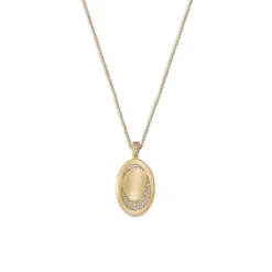 Collier "Ovali Preziosi" Silber 925 vergoldet