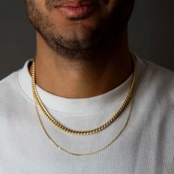 Collier "Panzer" Gold 585 5,4mm