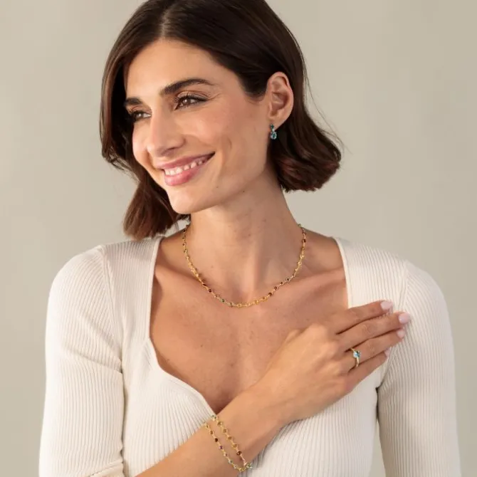 Collier "rainbow" Gold 585