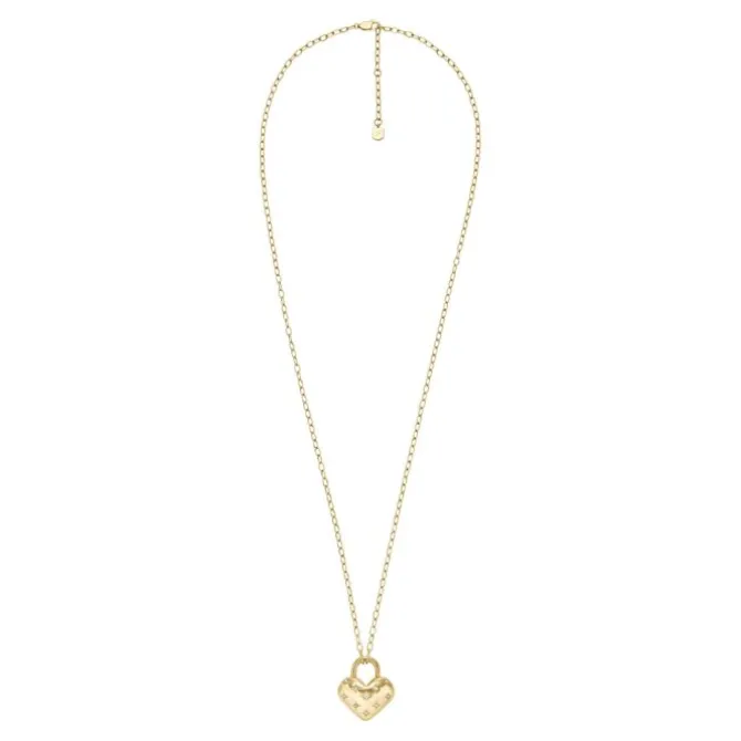 Collier "Sadie" Stahl gold ionenplattiert