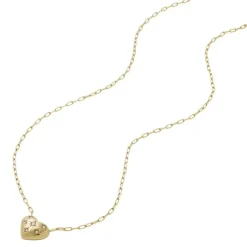 Collier "Sadie" Stahl gold ionenplattiert