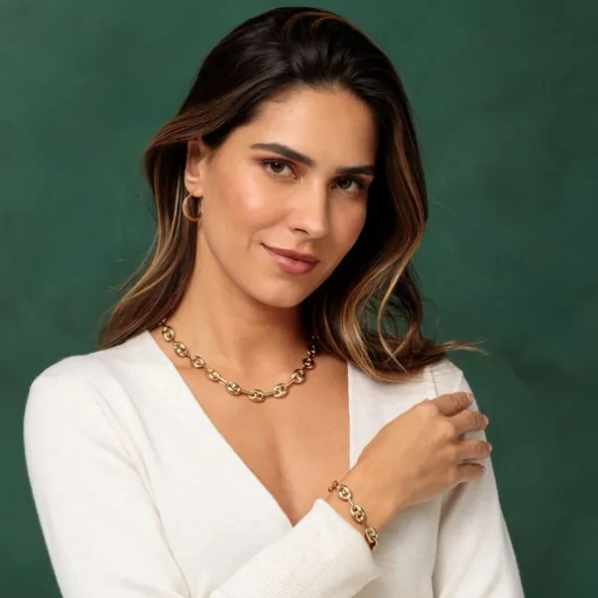 Collier "Schiffsanker" Gold 585
