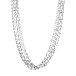 Collier Silber 925 fünfreihig