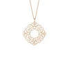 Collier Silber 925 ros&eacute; vergoldet Zirkonia