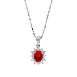 Collier Silber 925 Sterling Zirkonia