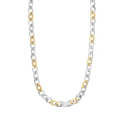 Collier Silber 925 tlw. vergoldet