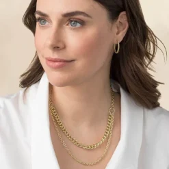 Collier Silber 925 vergoldet